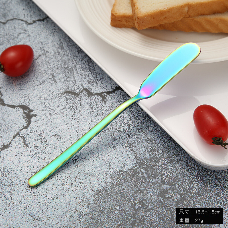 304 Steel Handle Scraper Tableware Butter Knife Western Korean Style Cream gallery