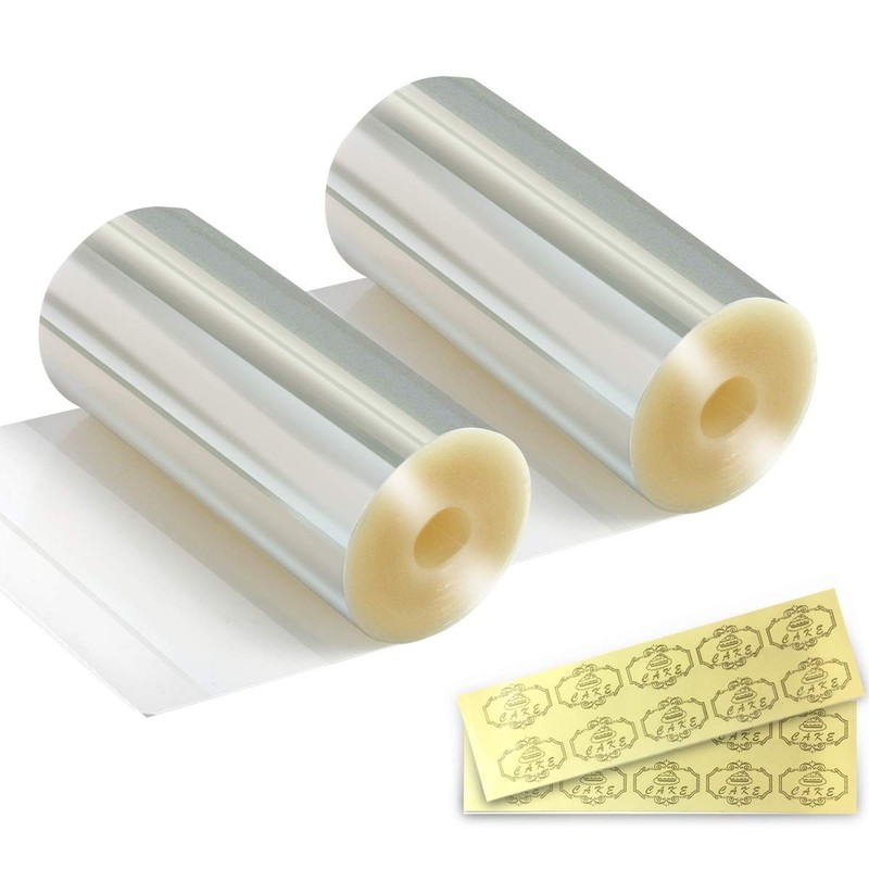 4×788 Inch Clear Acetate Cake Collars Transparent Rolls Mousse Baking Strips