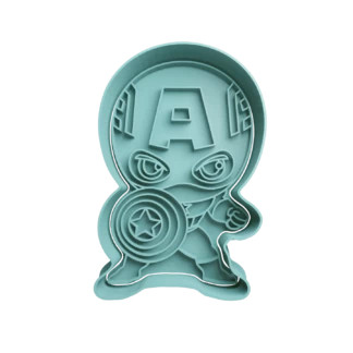 Captain America Cute Cookie Cutter