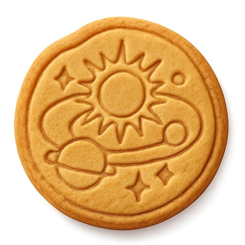 Cosmic Ray Solar System Cookie Cutter & Stamp, Fondant & Clay - 4x4 gallery