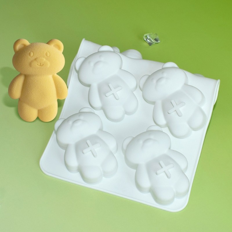 Silicone Mousse Cake Mold for Creative Bear Dessert Nonstick Cupcakes Bakewares gallery