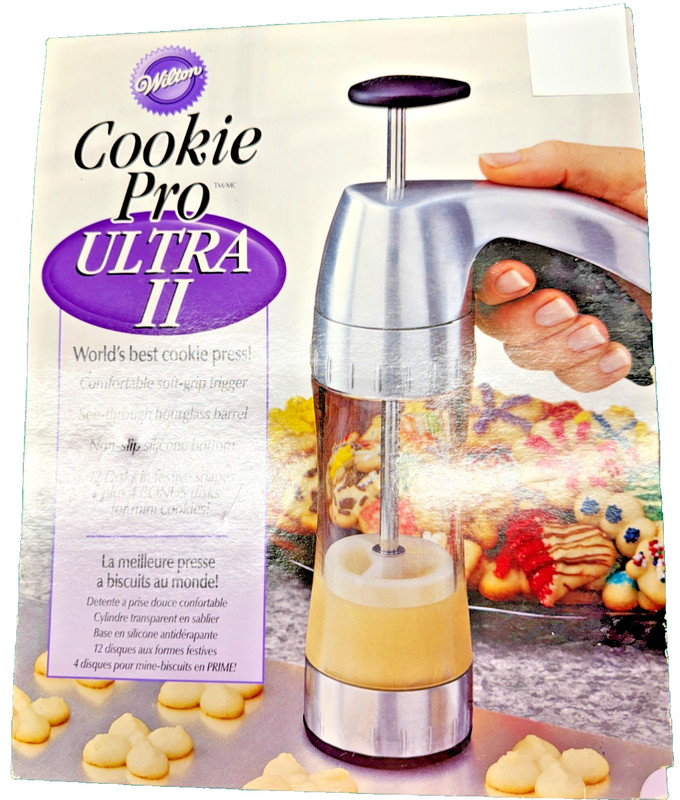 Vintage Wilton Cookie Pro Ultra II Cookie Press w/16 Disks Spritz Maker Holiday gallery
