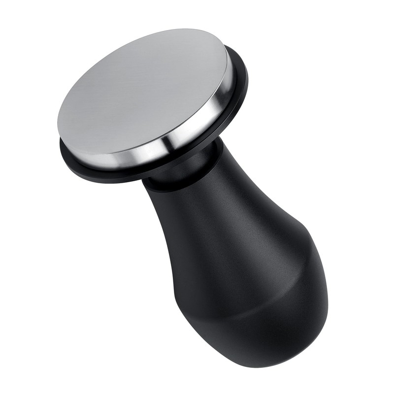 Normcore 53.3mm Coffee Tamper V4.1 with Click Sound Flat Base, Black gallery