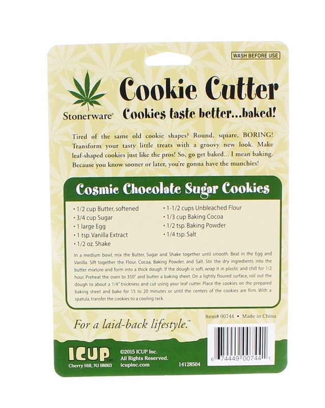 Stonerware Pot Leaf Shaped Cookie Cutter gallery