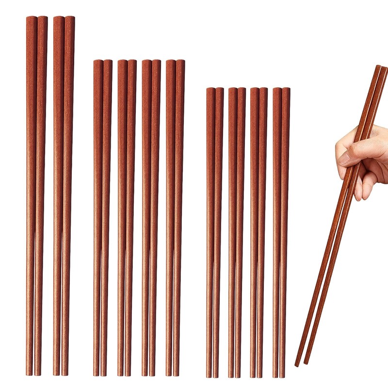 Cooking Chopsticks 3 Sizes Wooden Kitchen Cooking Chopsticks Tongs for Frying…