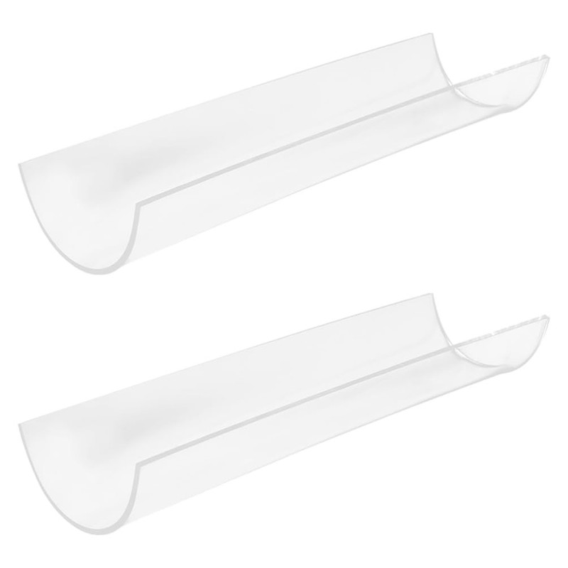 Acrylic Cake Roll Shaper 2 PCS Clear U Shape Swiss Roll Mold Dessert Tool