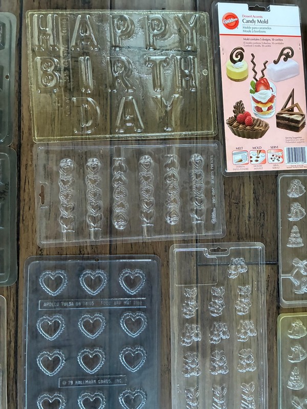 Lot of 39 Vintage Candy Chocolate Molds Assorted Themes Wilton Apollo Creations gallery