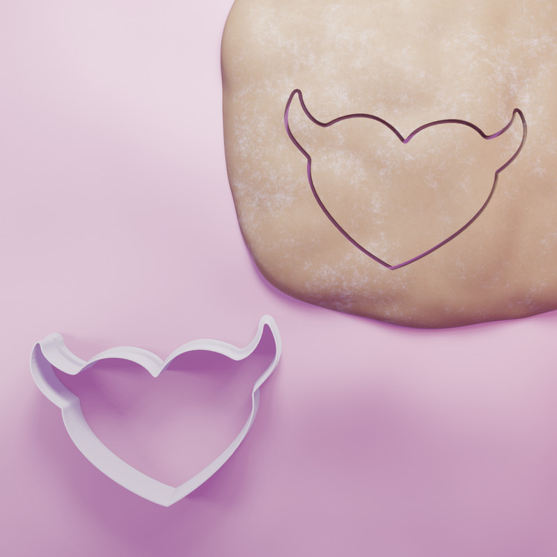 Devil Heart cookie cutter