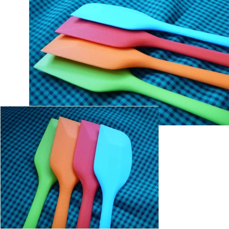 4 Pcs Silicone Spatulas, Rubber Spatula Heat Resistant Sel One gallery
