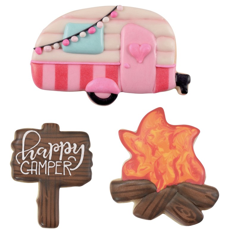R&M International Happy Camper 3 Piece Cookie Cutter Set gallery