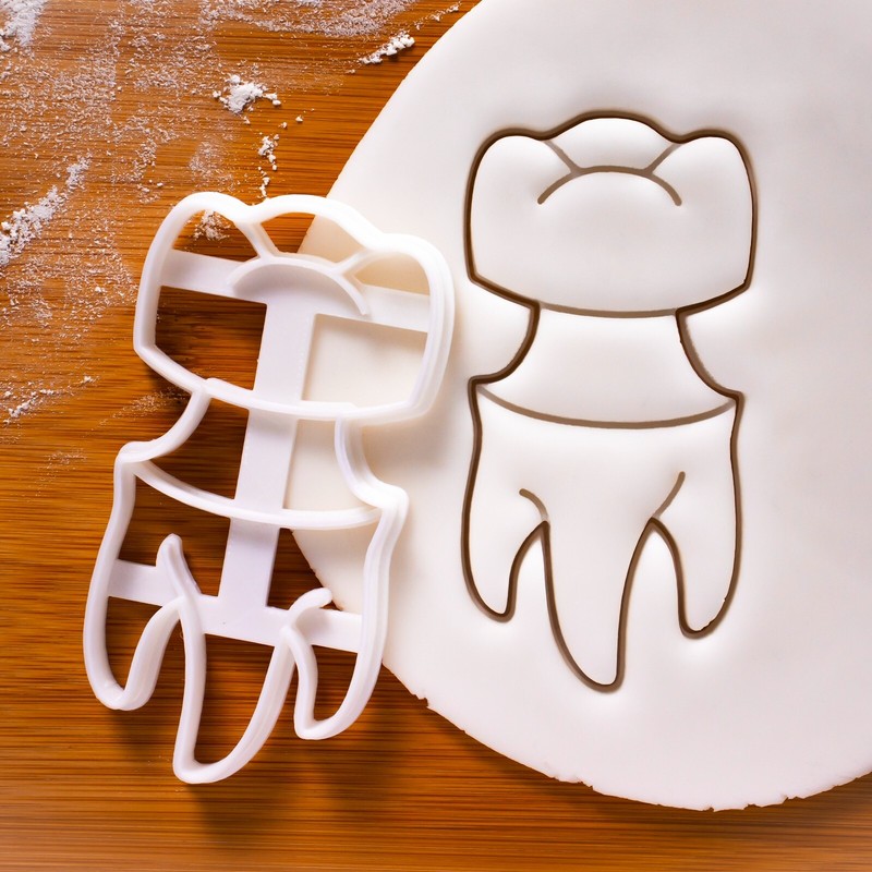Realistic Dental Crown Tooth Cookie Cutter – dentist dentistry oral hygienist