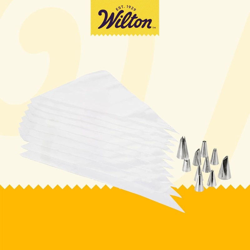 Beginning Buttercream Decorating Set - Cake Decorating Kit with Piping Tips &... gallery