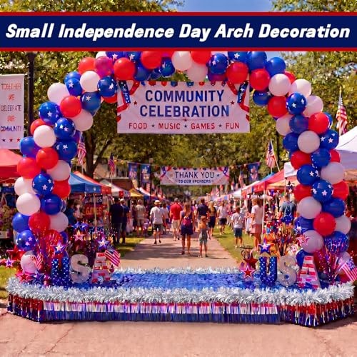 7 Pcs 4th of July Parade Float Decorating Kit for Trailer Patriotic 250th gallery