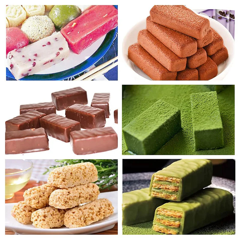 Rectangle Silicone Candy Molds for Baking Energy Bars Chocolate Bar Mold Protein gallery
