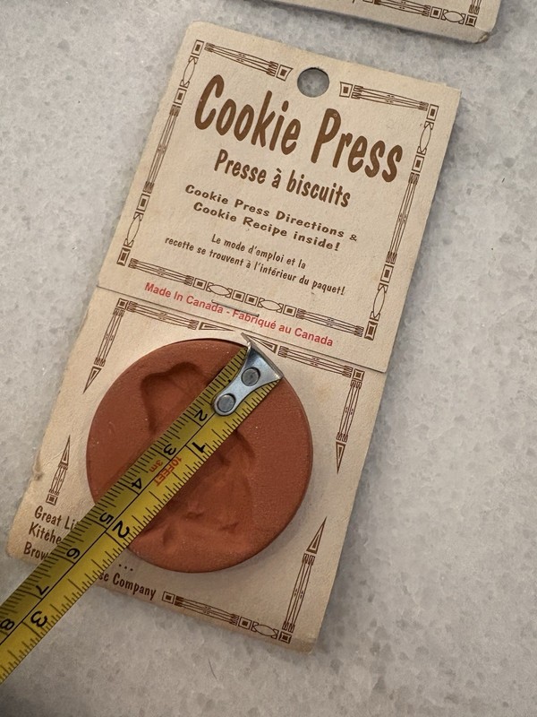 Clay Cookie Press Set: Fairy, Rooster, Apple, Ginger Man + Recipes + Directions gallery