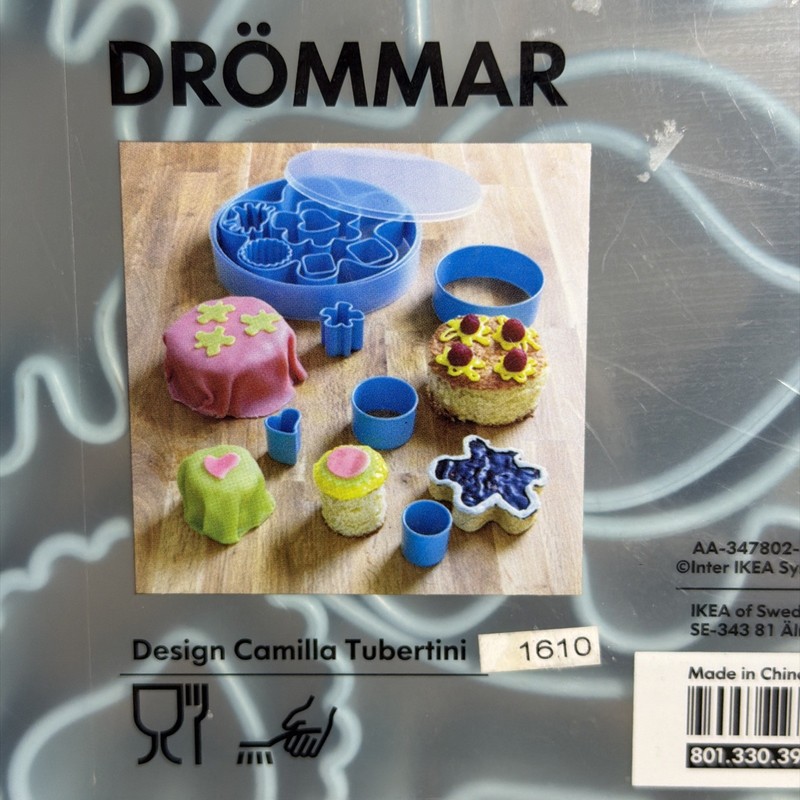 NEW Ikea Drommar 13 PC Cookie Pastry Biscuit Cutter Set by Camilla Tubertini gallery