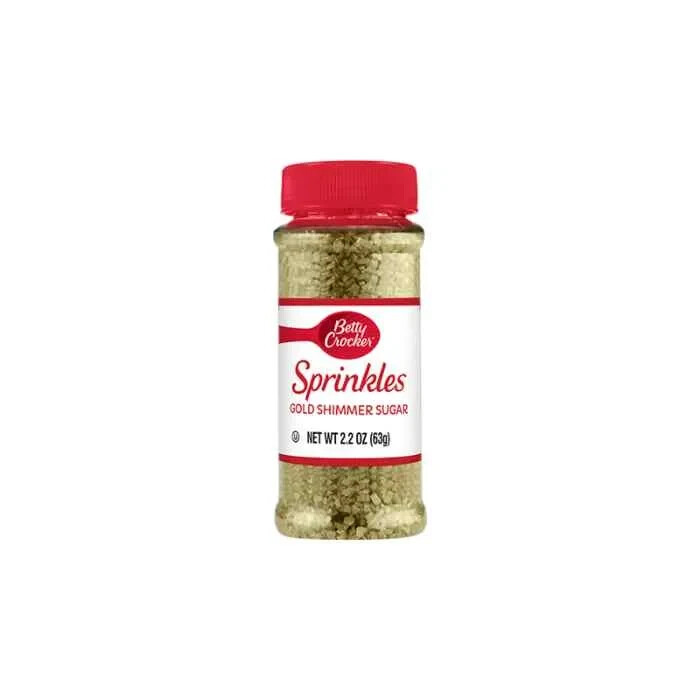 NEW – SEALED Betty Crocker Decor Sugar, Gold Shimmer , 2.20 oz