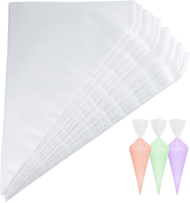 Piping Bags, Pastry Bags 12 Inch 100Pcs, Disposable Icing Piping Pastry Bags for