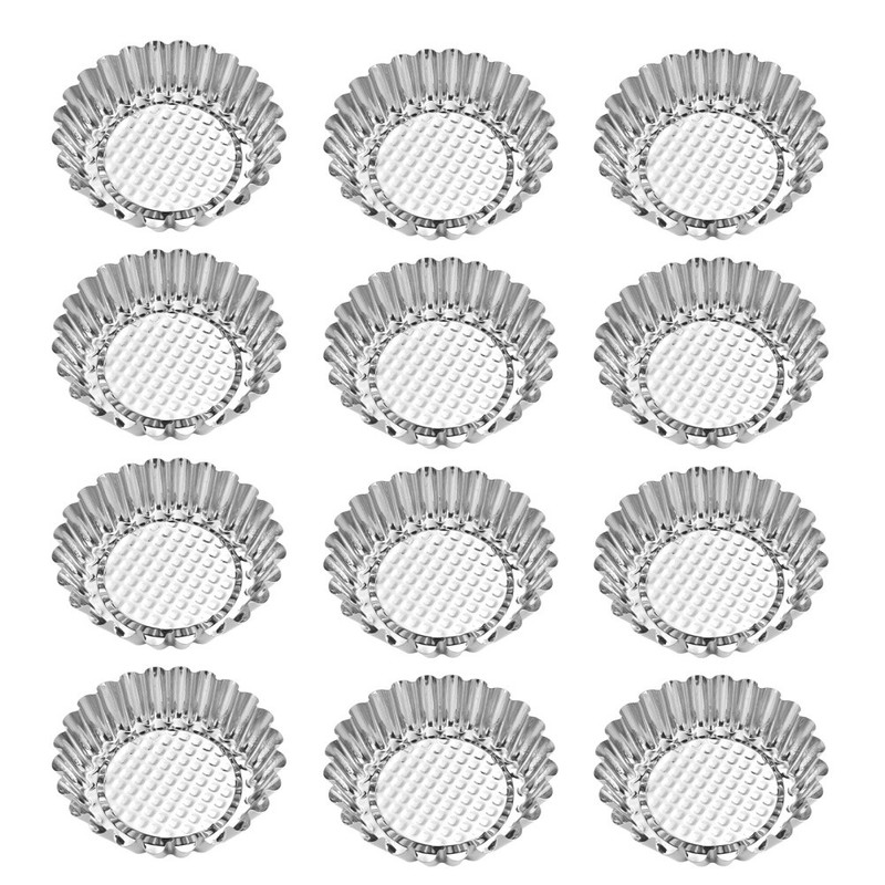 20 Pcs Mini Cheesecake Molds Stainless Steel Tart Pan Baking Supplies gallery