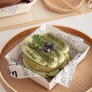 100Pcs Wax Paper Sheets for Food, Basket Liners Food Picnic Paper Sheets gallery