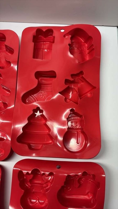 6PCS Jelly Mold Set Silicone Soap Molds Cake Puck Mold Set BPA Free for Jelly, H gallery