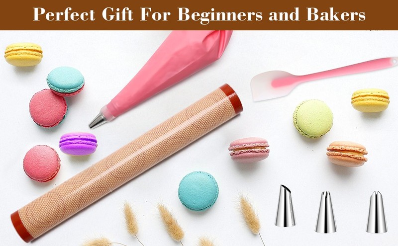 28Pcs Macaron Silicone Baking Mat Kit-2 Sheet Macaron Silicone Baking Mats gallery