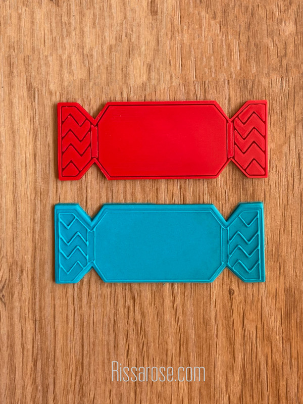Xmas Bon Bon Cracker Cookie Cutter debosser personalized Space Xmas