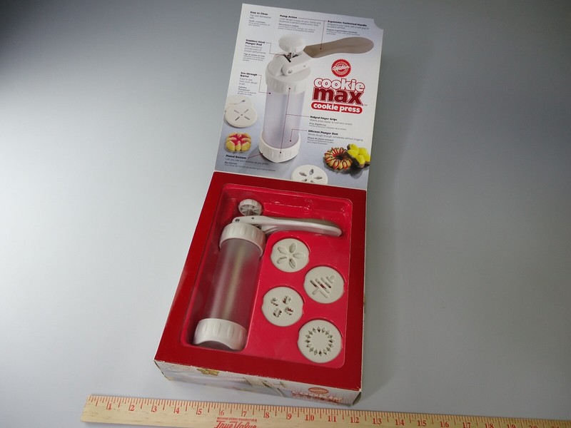 Wilton cookie max press in packaging vintage looks unused gallery