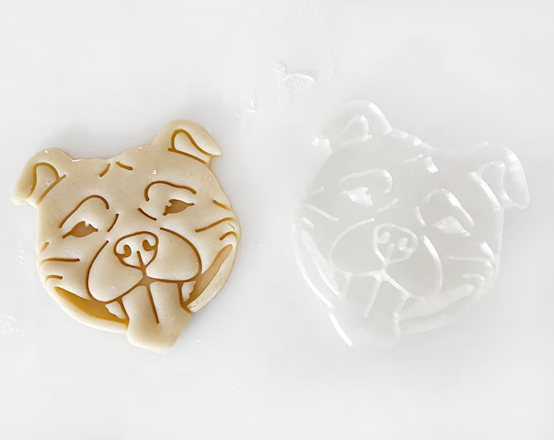 American Bully Cookie Cutter, Dog Portrait Cutter, American Bully XL