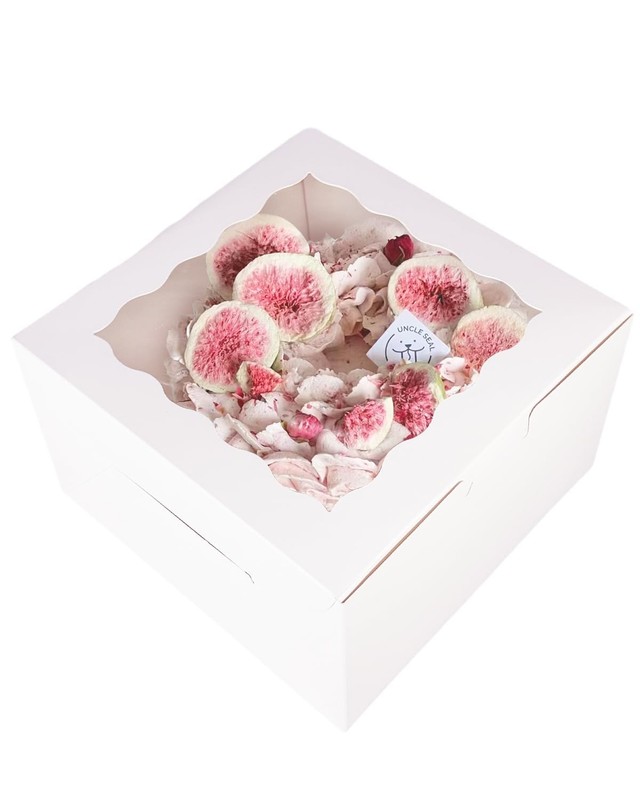 White 6x6x5 Cake Box 4 Sets White Cake Box with Window ＆ 4 Sets 6" White Cake... gallery