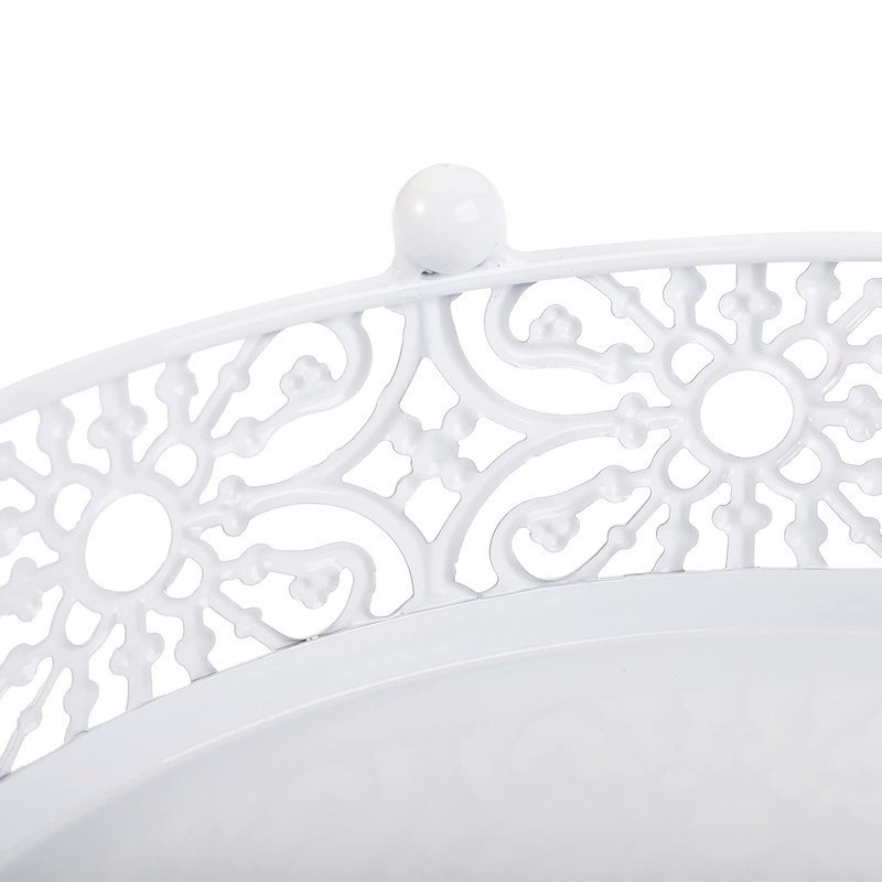 Metal Cake Stand Set of 3 Round Food Safe Display Easy Clean Elegant Design New gallery