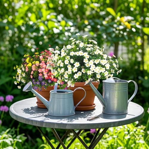 Grunyia Outdoor Artificial Flowers UV Resistant & Fade Proof, 12 Pack White gallery