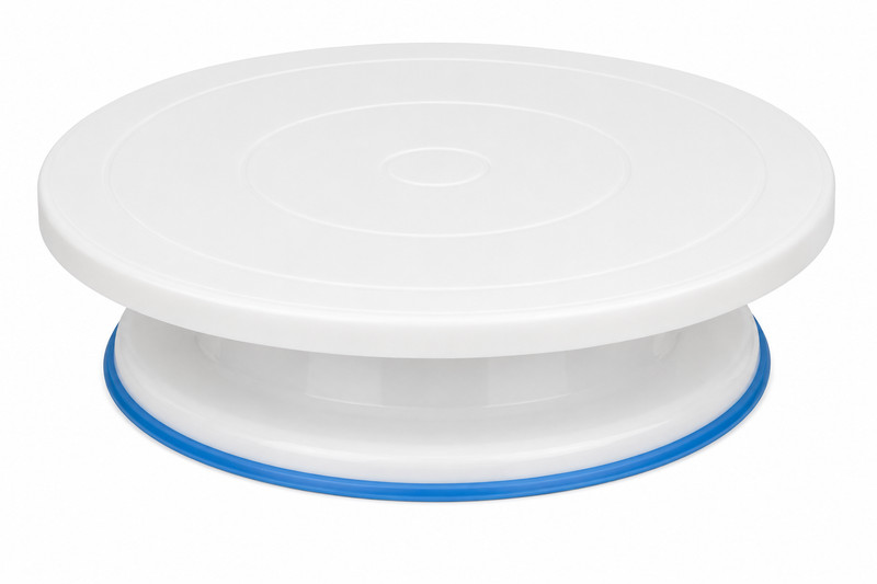 11″ Cake Turntable Stand Rotating Decorating Platform Non-Slip Plastic