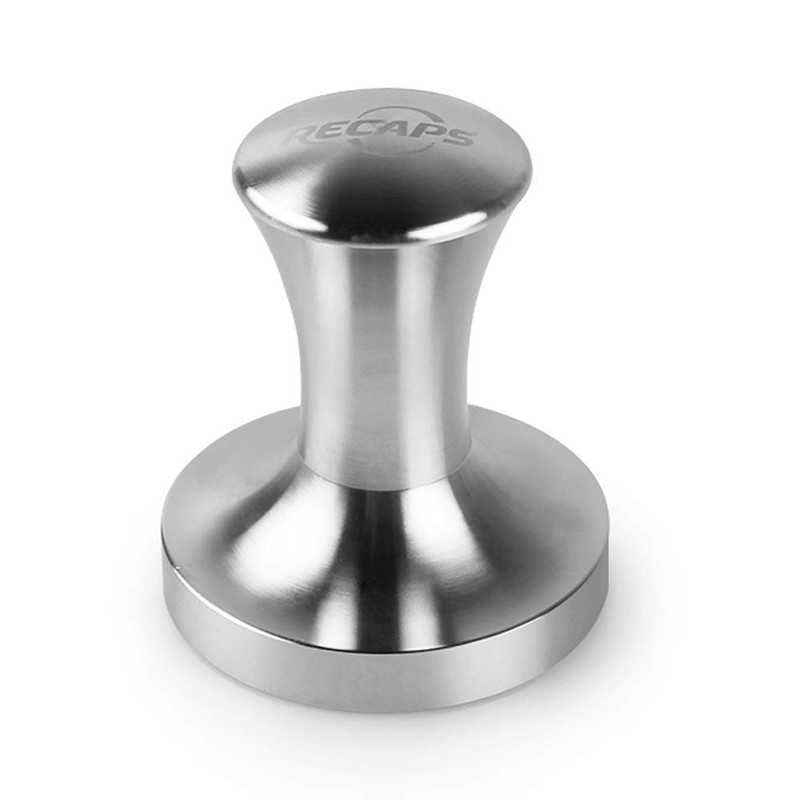 RECAPS Stainless Steel Espresso Coffee Tamper Filling 50mm*21mm*41mm, Silver
