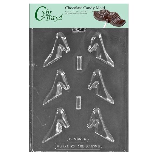 CybrTrayd, 3" High Heel Shoes Chocolate Candy Mold, New w/ Defect gallery