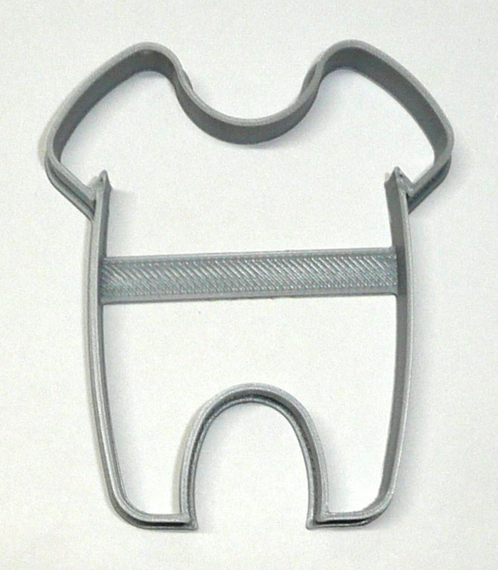 CHUBBY BABY ROMPER TODDLER GARMENT OUTLINE COOKIE CUTTER USA PR3830