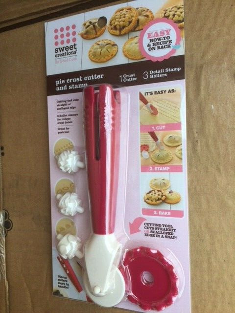 Sweet Creations Pastry Cutter & Stamper (NEW)