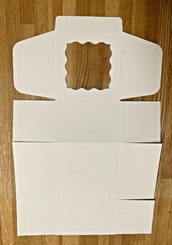 White Single SMALL Cupcake Boxes Window 4"x 4"x 2.5" - 29 Individual boxes NEW gallery