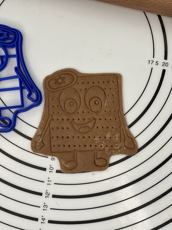 Set of 2 Matzah Boy and Girl Cookie Cutter & Mold Produced by 3D Kitchen Art gallery