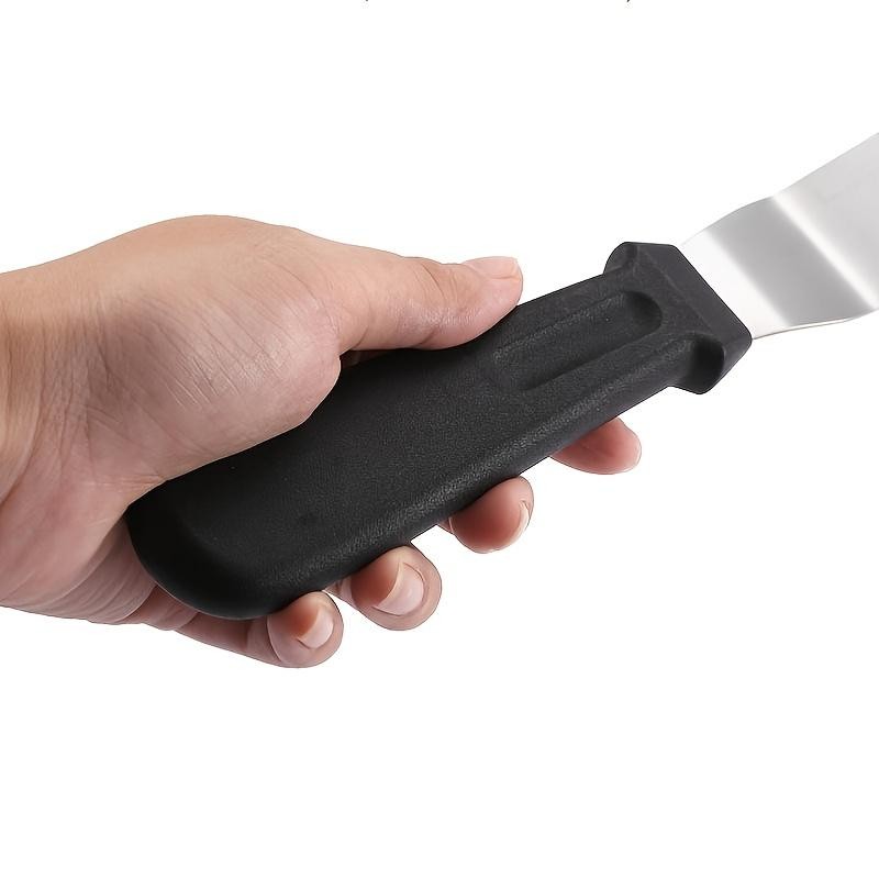 Angled Stainless Steel Icing Spatula Offset Palette Knife for Cake Baking gallery