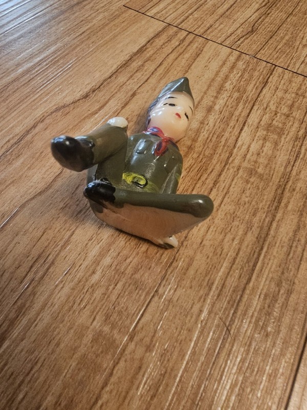 Vintage Wilton Boy Scouts Figure Plastic Cake Topper Hong Kong 2.5" gallery