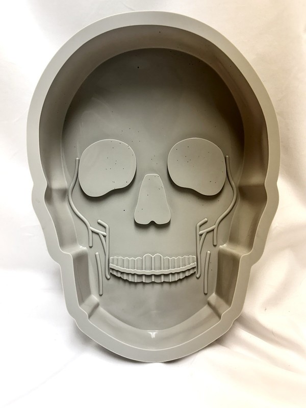 Halloween Skull Silicone Cake Mold - by Celebrate It 8x12 gallery