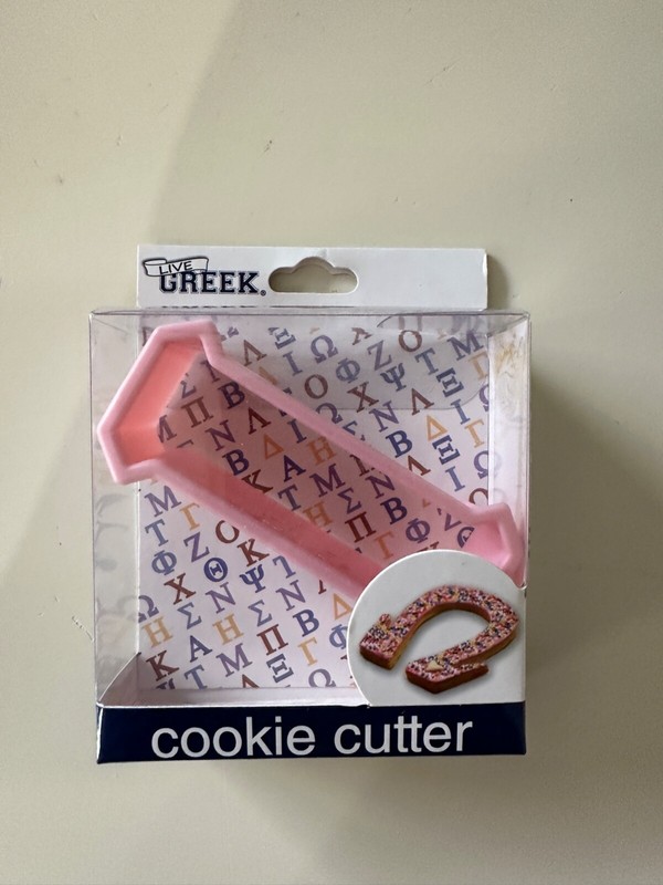 Live Greek-Greek Alphabet Cookie Cutter “IOTA” Sorority, Fraternity, Students
