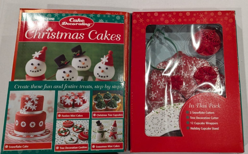 DeAgostini Cake Decorating Christmas Cakes Kit and Matthew Meade Holiday Book gallery