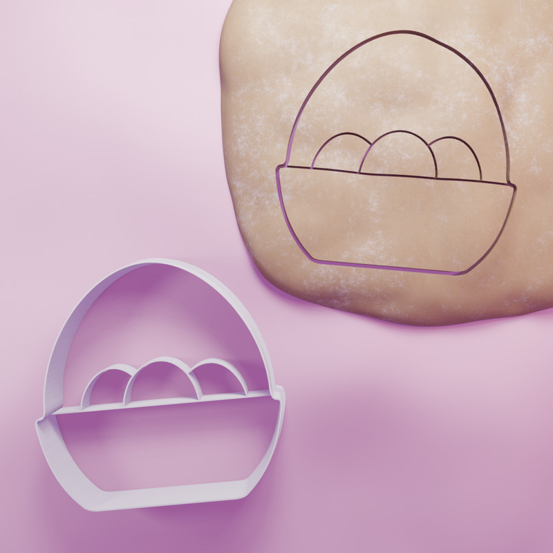 Easter Egg Basket cookie cutter