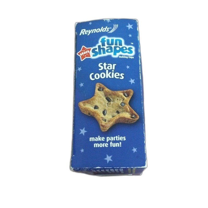 Reynolds Fun Shapes STARS Foil Baking Cups Cookies Cake Jello 24 Count DISCONT'D gallery