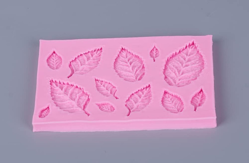 3D Small Leaf Molds Silicone for Sugar Paste, Chocolate, Fondant, Butter, Resin, gallery