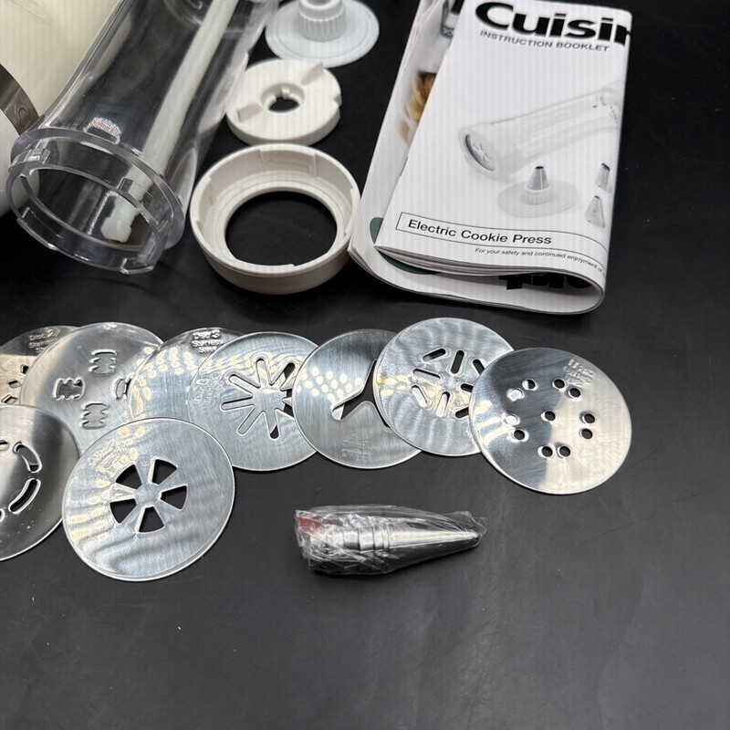 Cuisinart CCP-10 Electric Cookie Press Complete w/ 12 Discs & 8 Decorating Tips gallery