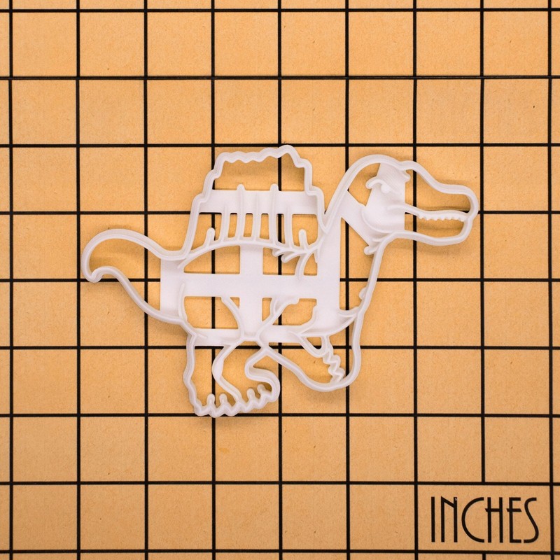 Spinosaurus cookie cutter - Dinosaur birthday Jurassic dino fossil Paleontology gallery