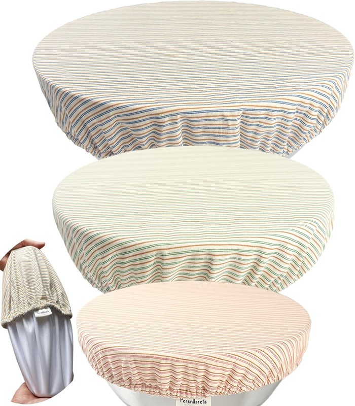 9″ 11″ 13″ Lar Bread Proofing Cover, Waterproof PUL Lined, 3pcs